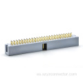 Conector del encabezado de la caja de lanzamiento de 2.54 mm recto